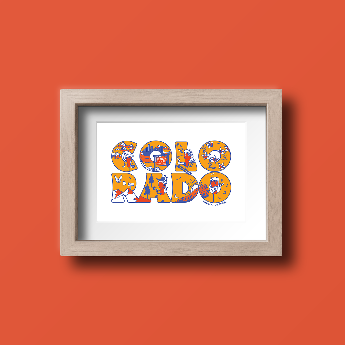 Colorado Pint People Craft Beer Art Print