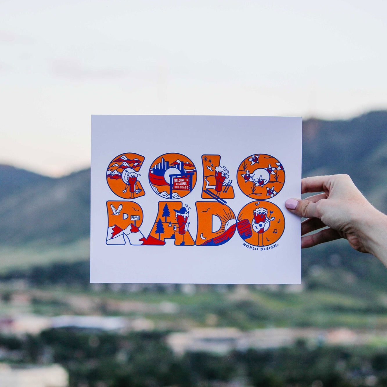 Colorado Pint People Craft Beer Art Print
