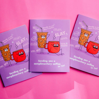 Complimentary Coffee Greeting Card