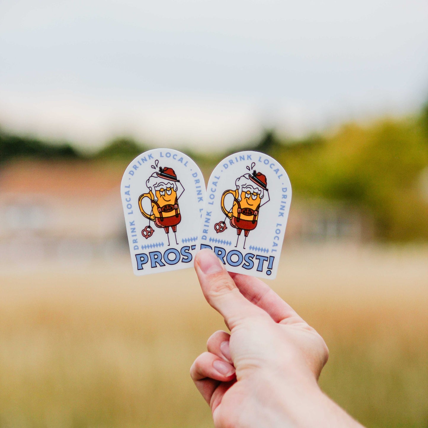 Oktoberfest Craft Beer Sticker - Lederhosen