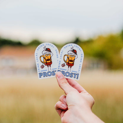 Oktoberfest Craft Beer Sticker - Lederhosen