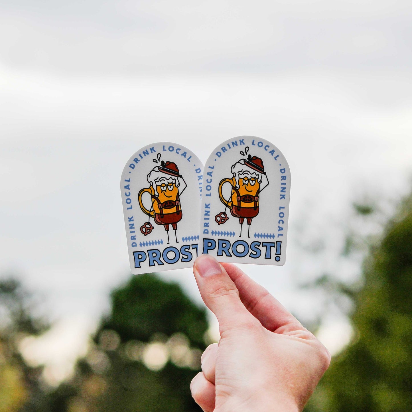 Oktoberfest Craft Beer Sticker - Lederhosen